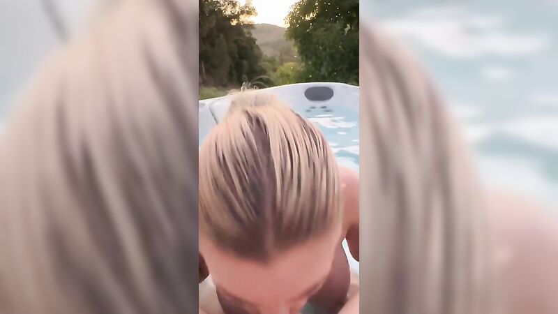Wildhalli Pleasures A BWC In The Jacuzzi